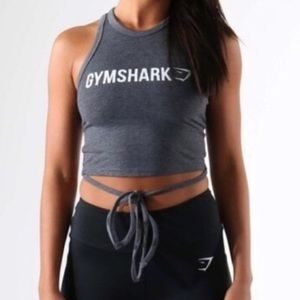 Gymshark Crop Tie Waist Top